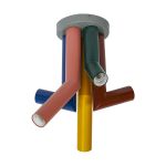 Ledvance Decor Straw Sufit Stal Wielokolorowy | Nadaje Się Do 5X E27