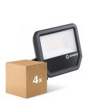 Opakowanie 4x Ledvance LED Iluminacja Aluminium Czarny 41W/27W 4000lm/6000lm 100D - 840 Zimna Biel | IP66 - Symetryczny
