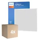 Opakowanie 4x Philips LED Panel Ledinaire RC065B 28W 3400lm - 840 Zimna Biel | 60x60cm - UGR 